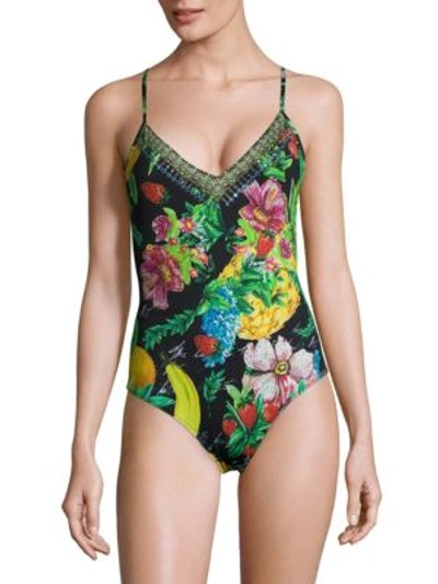 Camilla One-piece Floral Swimsuit In Call Me Carmen