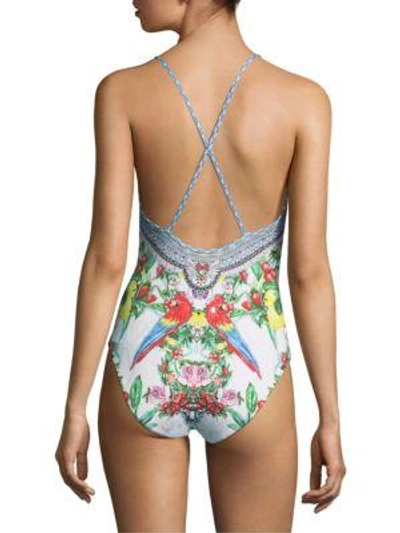 Shop Camilla One-piece Floral Swimsuit In Call Me Carmen