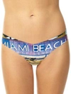 Commando Roses Photo-op Print Thong In Miami Beach