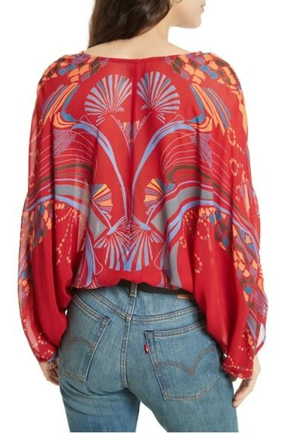 Shop Free People Beneath The Sea Top In Red