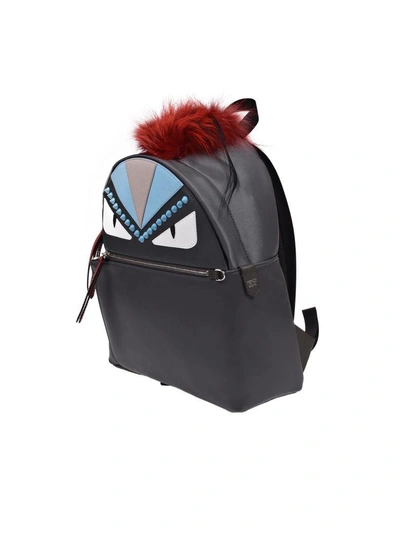 Shop Fendi Bugs Backpack In F09mi Acciao+piment+mlc+p
