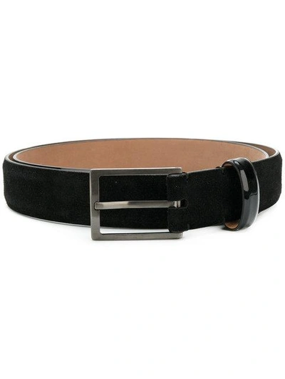 Shop Lanvin Classic Buckle Belt In Black
