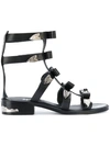 TOGA bow-embellished gladiator sandals,FTGPWJ8130900912156564