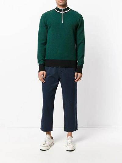 Shop Société Anonyme Ginza Trousers In Blue