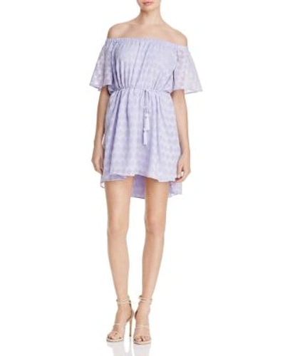 Finders Keepers Ascot Ruffle Off-the-shoulder Dress - 100% Exclusive In Lilac