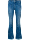 STELLA MCCARTNEY STAR PATCH FLARE JEANS,475511SHH0812164362