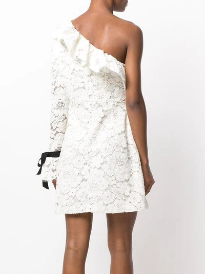 Shop Philosophy Di Lorenzo Serafini One-shoulder Lace Dress