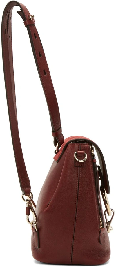 Shop Chloé Red Small Faye Backpack