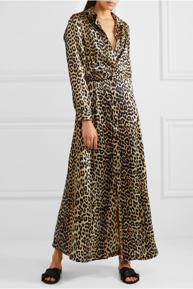 dufort silk wrap dress