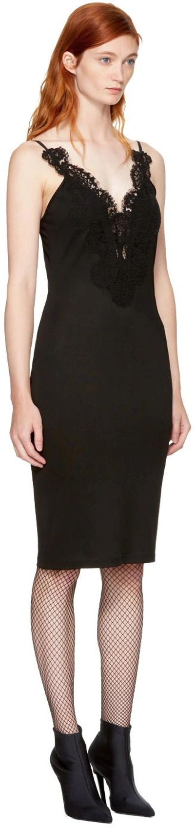 Shop Givenchy Black Lace Cami Dress