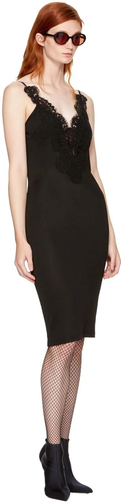 Shop Givenchy Black Lace Cami Dress