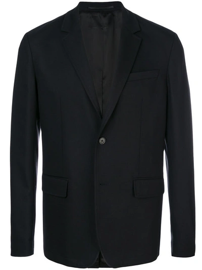 Givenchy Wool Suit Jacket With Star Taping, Black