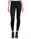 J BRAND MID-RISE COATED SKINNY ANKLE JEANS, FEARLESS,PROD197671310