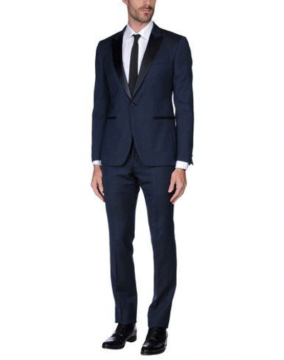 Shop John Varvatos Suits In Dark Blue