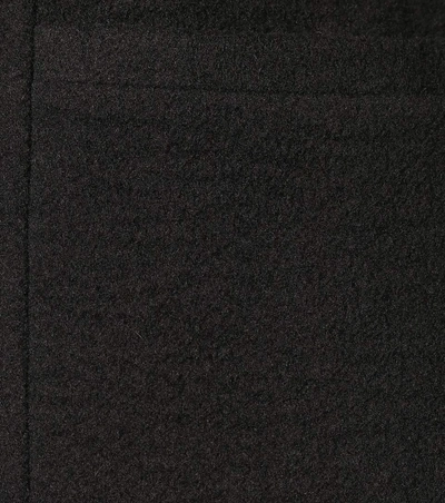 Shop Rick Owens Cashmere Coat In Black