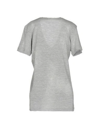 Shop Dsquared2 Woman T-shirt Light Grey Size Xs Cotton, Viscose