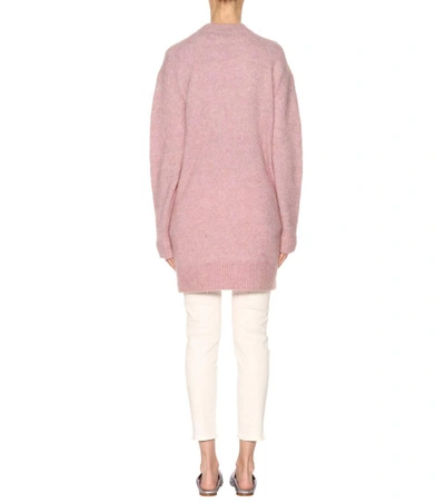 Shop Acne Studios Raya Wool And Mohair-blend Cardigan