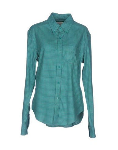 Shop Band Of Outsiders Shirts In Green