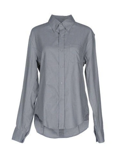 Shop Band Of Outsiders Checked Shirt In Grey