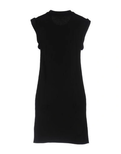 Shop Neil Barrett Short Dress In Black