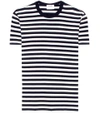 RE/DONE STRIPED RINGER COTTON T-SHIRT,P00271723