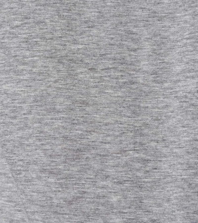 Shop Valentino Rockstud Untitled Cotton T-shirt In Grey