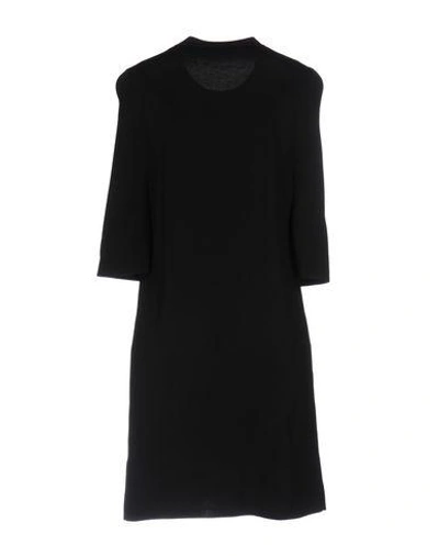 Shop Neil Barrett Short Dress In Black