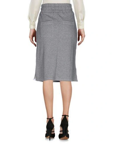 Shop Stussy Knee Length Skirts In Grey