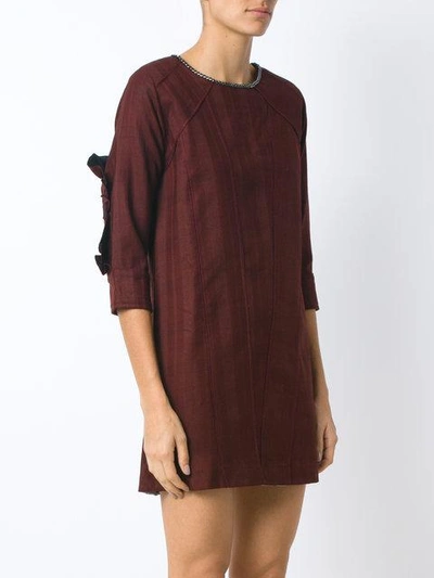 Shop Andrea Bogosian Shift Dress - Brown