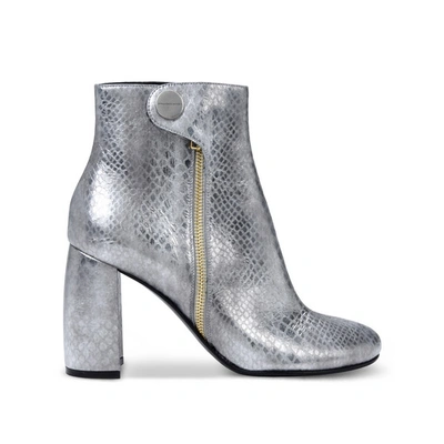 Shop Stella Mccartney Ankle Boots In Silver