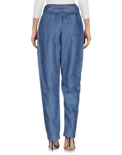 Shop Marc By Marc Jacobs Woman Denim Pants Blue Size M Cotton, Linen