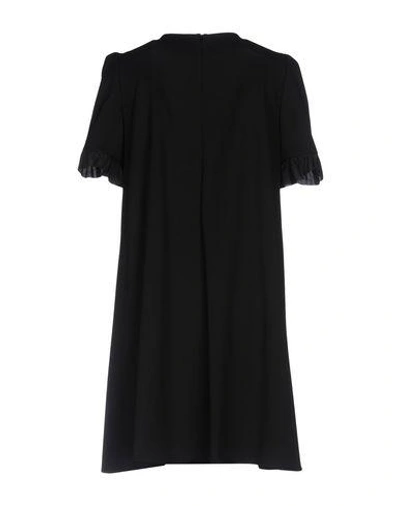 Shop Emporio Armani Short Dresses In Black