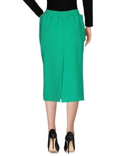 Shop Balenciaga 3/4 Length Skirts In Green