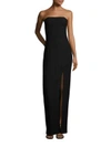 ELIZABETH AND JAMES Carly Mia Off-Center Slit Gown