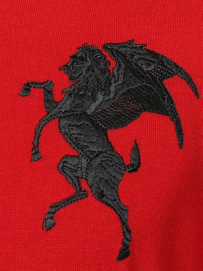 Shop Alexander Mcqueen Winged Lion Embroidered Jumper