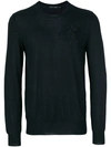 Alexander Mcqueen Winged Lion Embroidered Jumper