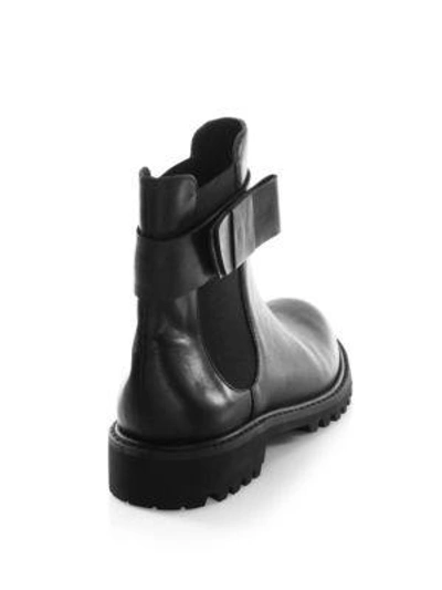 Shop Joie Hollie Leather Chelsea Boots In Black