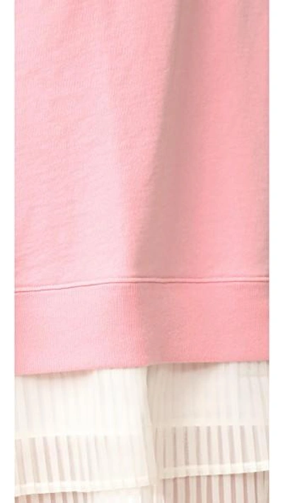Shop Clu Pleat Bottom Dress In Pink