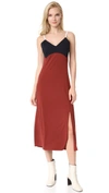 DKNY V NECK SLIP DRESS