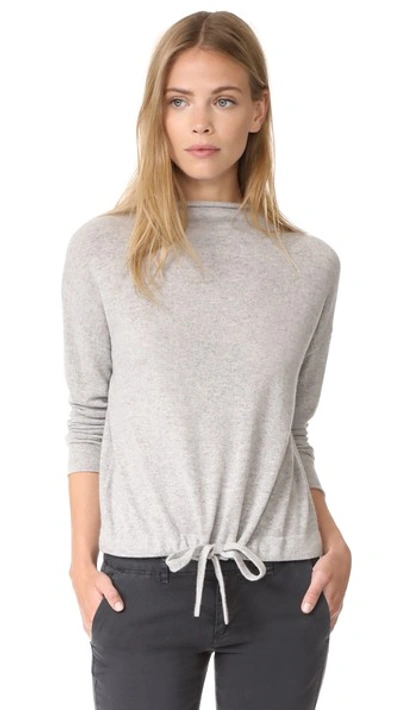 Demylee Karen Cashmere Sweater In Light Heather Grey