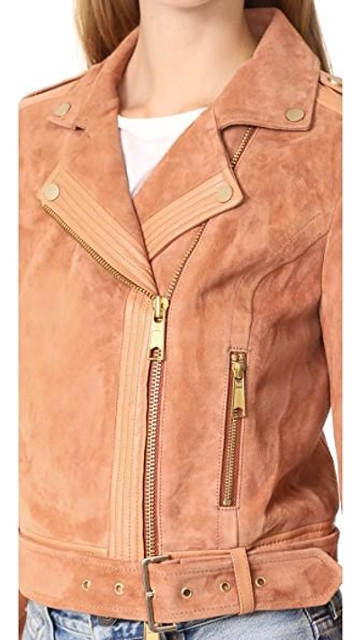 Shop Rachel Zoe Hastings Jacket In Pink Taupe