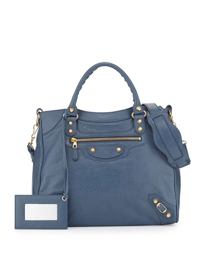 Balenciaga Giant 12 Golden Velo Bag, Bleu Persan