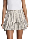 LOVESHACKFANCY Ruffle Mini Skirt