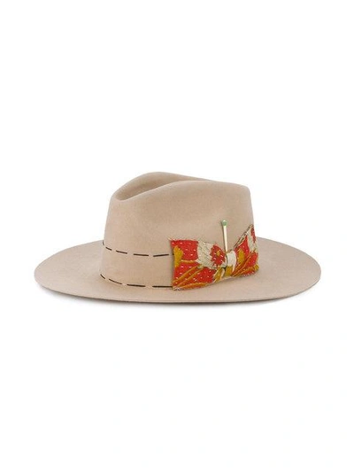 Shop Nick Fouquet Pink Ojo Caliente Fedora Hat