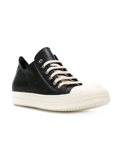 Shop Rick Owens Sneakers Mit Kontrastsohle - Schwarz In Black