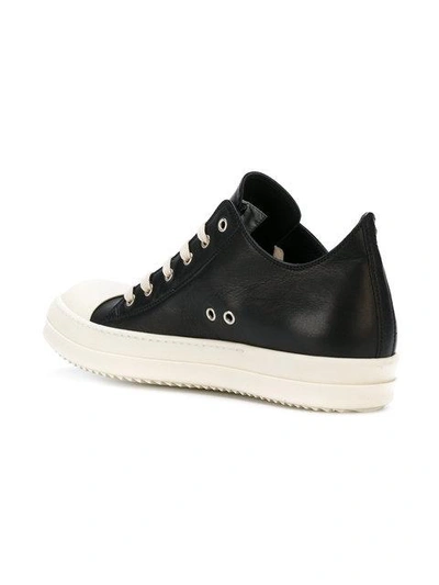 Shop Rick Owens Sneakers Mit Kontrastsohle - Schwarz In Black