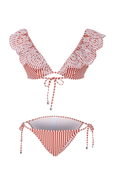 Zimmermann Merdiain Striped Triangle Bikini Set