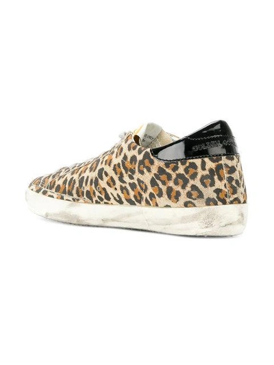 Shop Golden Goose Superstar Leopard Print Sneakers