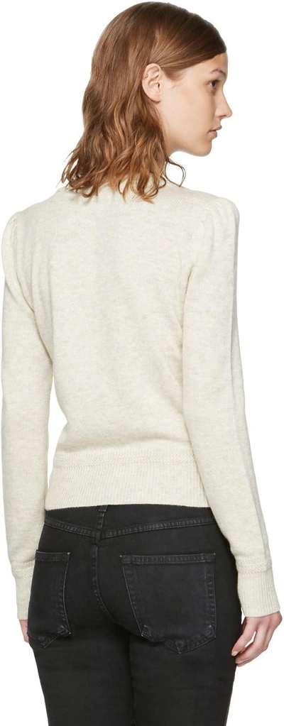 Shop Isabel Marant Étoile Isabel Marant Etoile Grey Klee Sweater In Light Grey