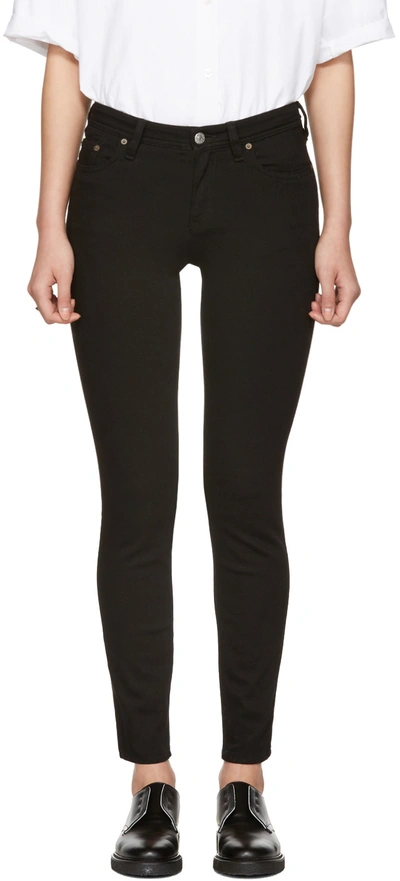Acne Studios Blå Konst Climb Stay Skinny Jeans In Black ModeSens